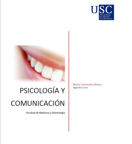 Psicología y Comunicación USC Marta Comesaña